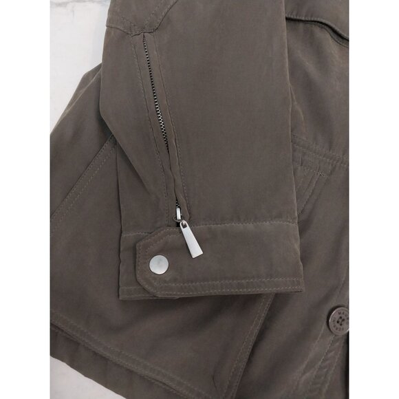 Mauro Ferrini Olive Green Faux Suede Utility Jacket Men's Sz XXL - Picture 10 of 16